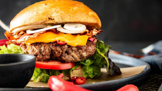 BBQ Burger mit 2x80g frischem Rinder-Patty - Pizzeria Regano 
